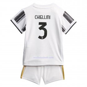 Maillot de Foot Juventus Giorgio Chiellini 3 Domicile 2020-21 - Enfant